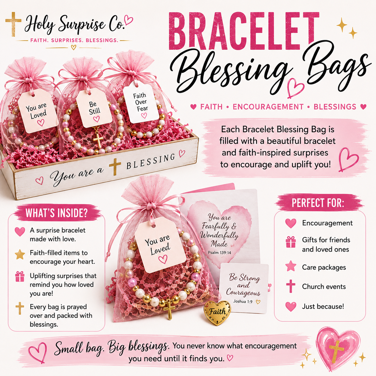 10 Bracelet Blessing Bags